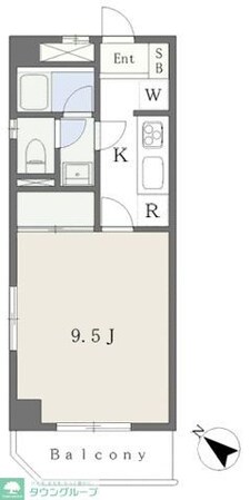 パレドール玉川の物件間取画像